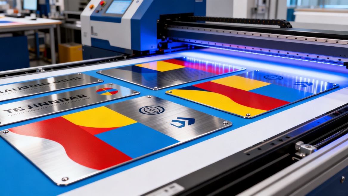 UV Printing Full Color Metal Nameplate UV Printing Full Color Metal Nameplate