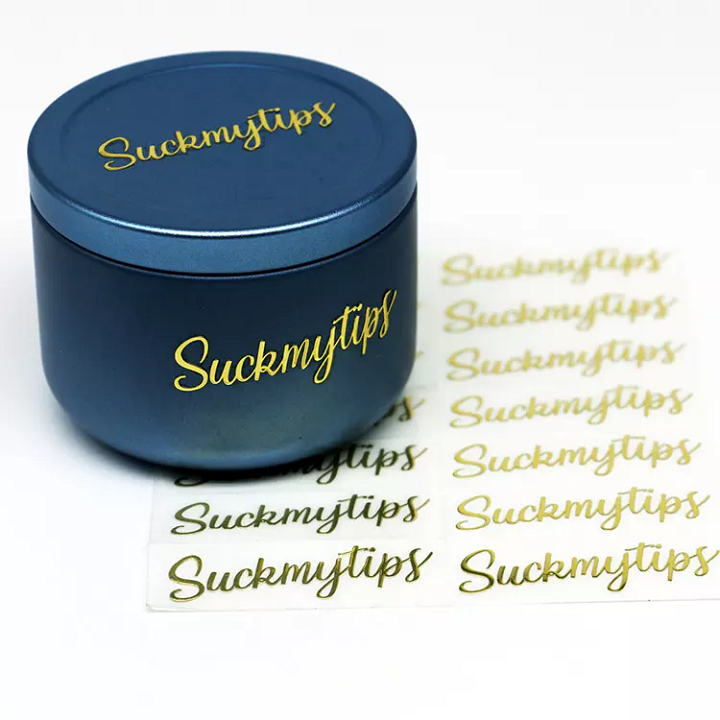 embossed foil stickers