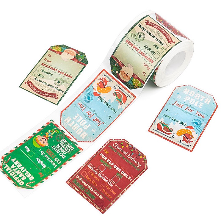 christmas labels printable