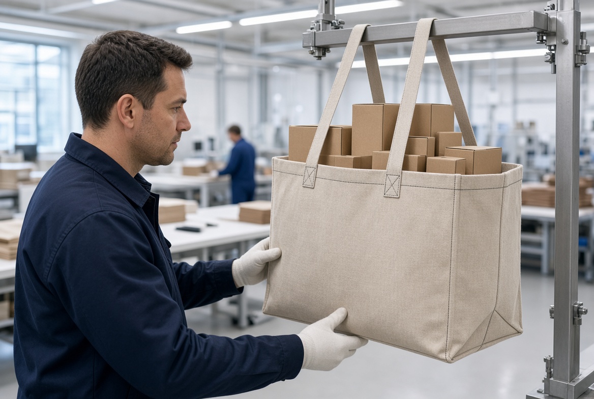 Tote Bag Quality Control Test Tote Bag Quality Control Test