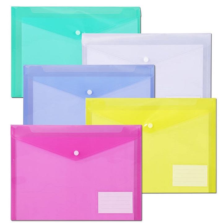 colored plastic file folders