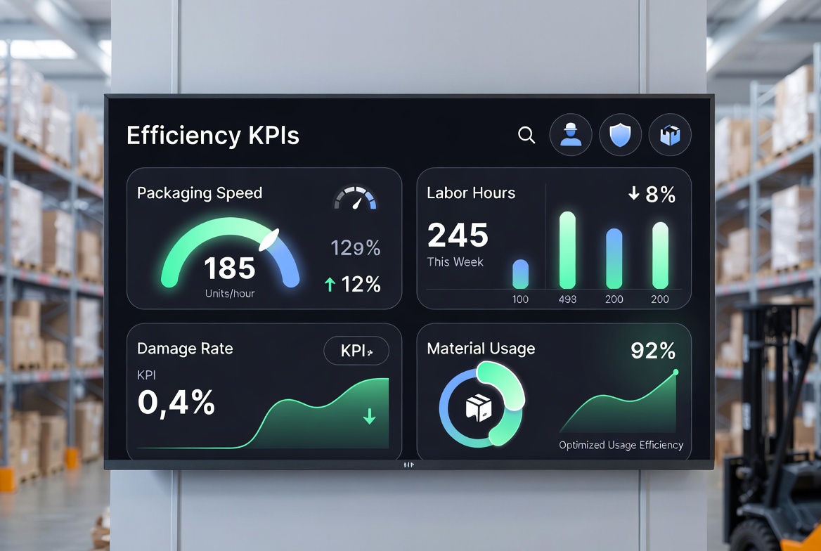 Egg Packaging Efficiency Metrics Dashboard Egg Packaging Efficiency Metrics Dashboard