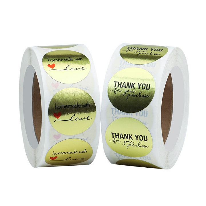custom thank you stickers